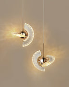 Rose Gold Crystal Pendant Light