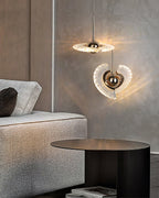 Rose Gold Crystal Pendant Light