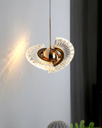 Rose Gold Crystal Pendant Light