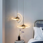 Rose Gold Crystal Pendant Light