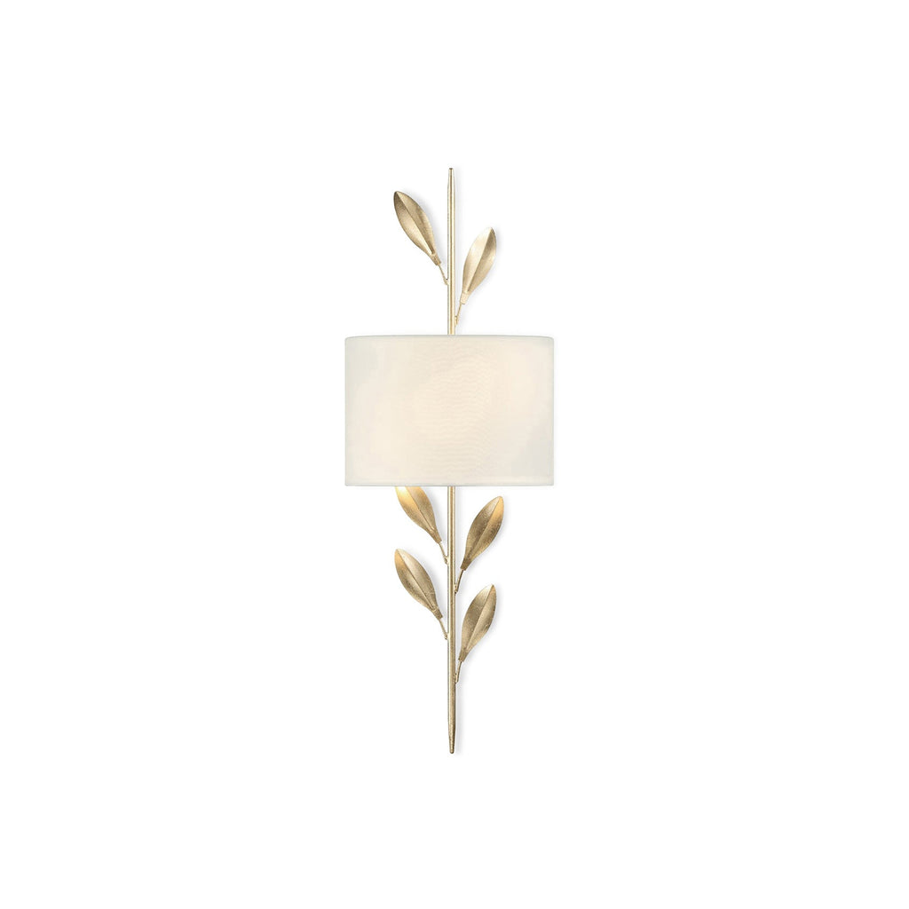 Broche Layered Iron Leaves Wall Lamp