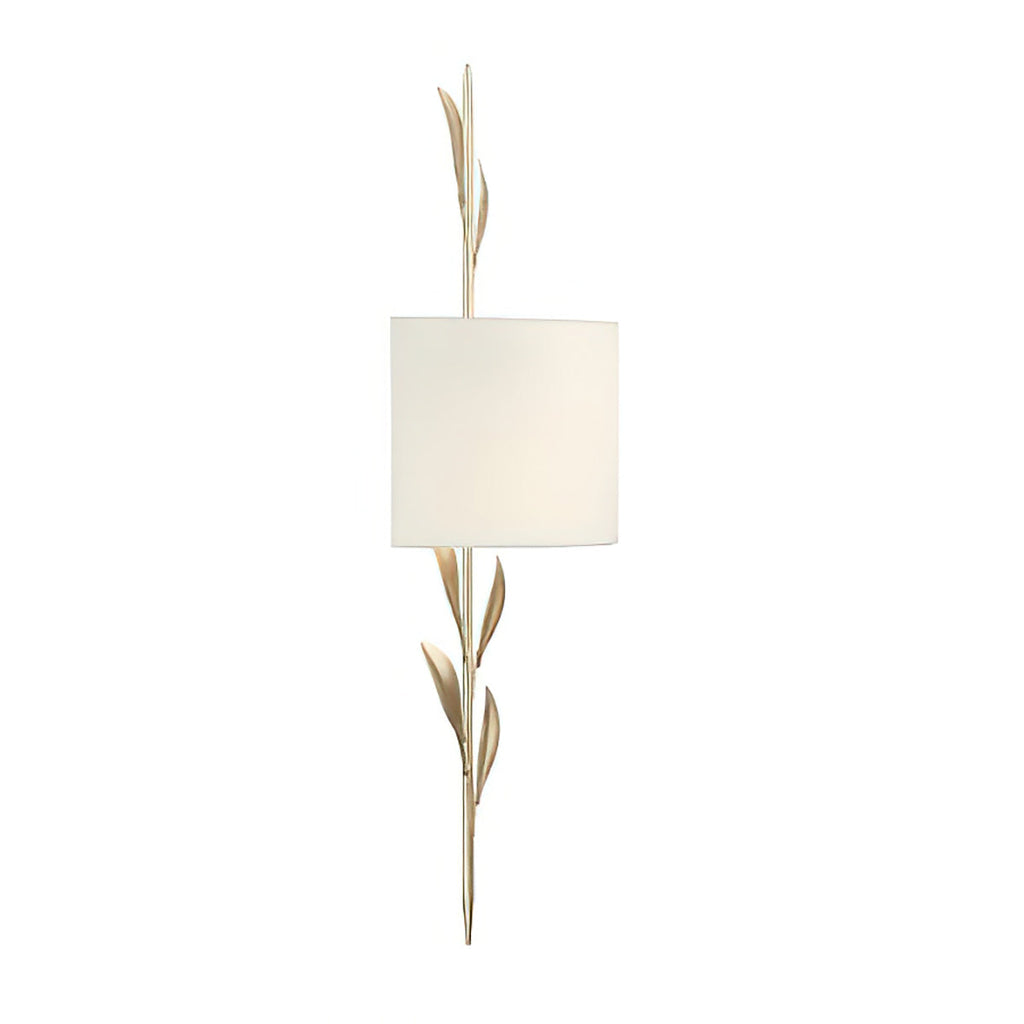 Broche Layered Iron Leaves Wall Lamp