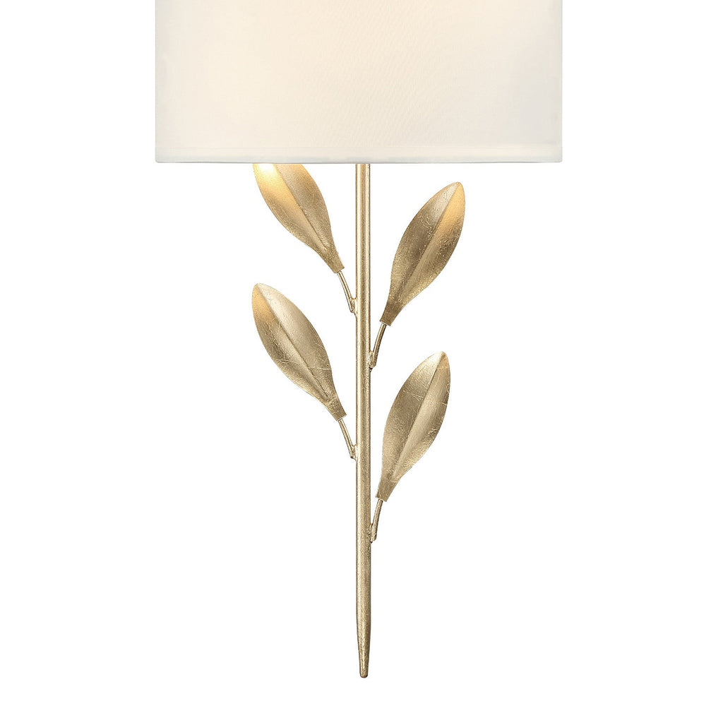 Broche Layered Iron Leaves Wall Lamp