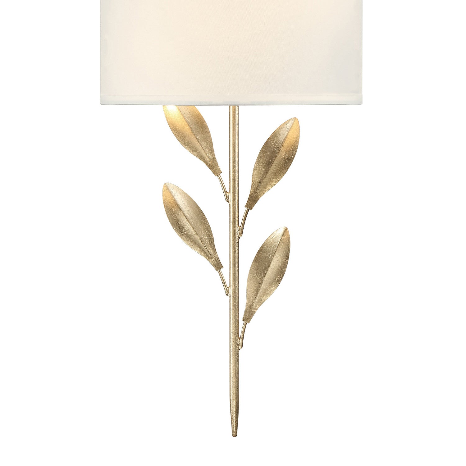 Broche Layered Iron Leaves Wall Lamp