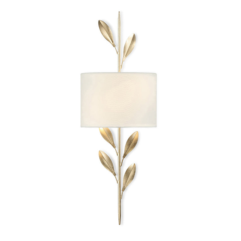Broche Layered Iron Leaves Wall Lamp