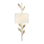 Broche Layered Iron Leaves Wall Lamp