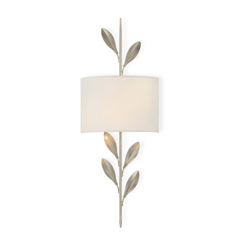Broche Layered Iron Leaves Wall Lamp