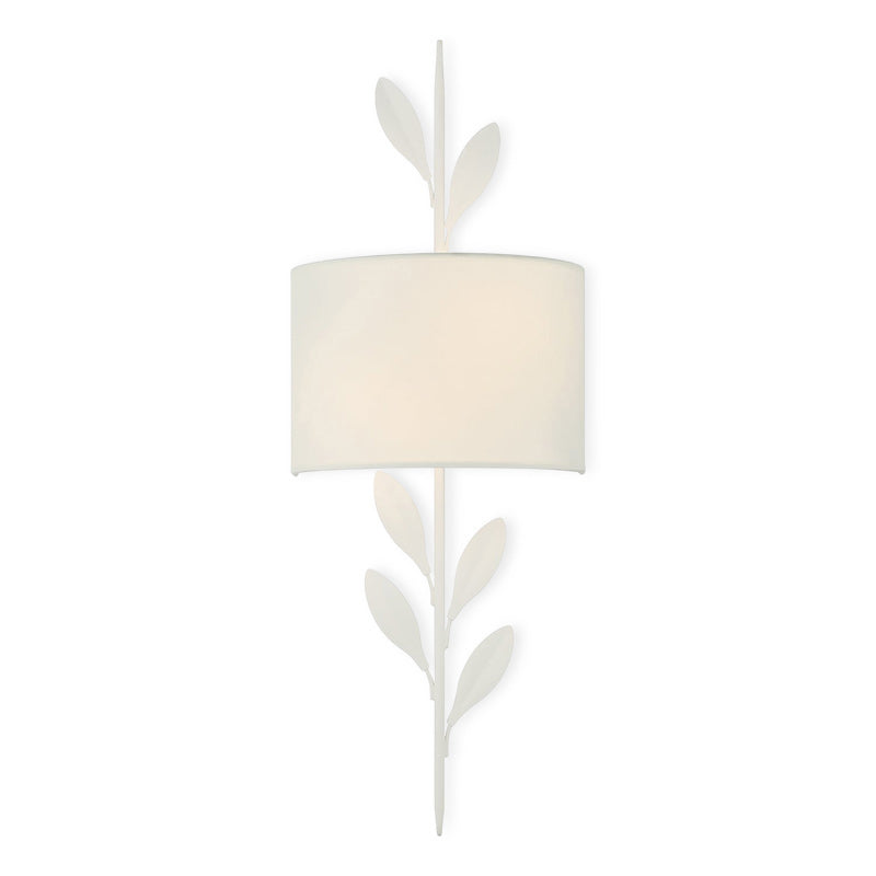 Broche Layered Iron Leaves Wall Lamp