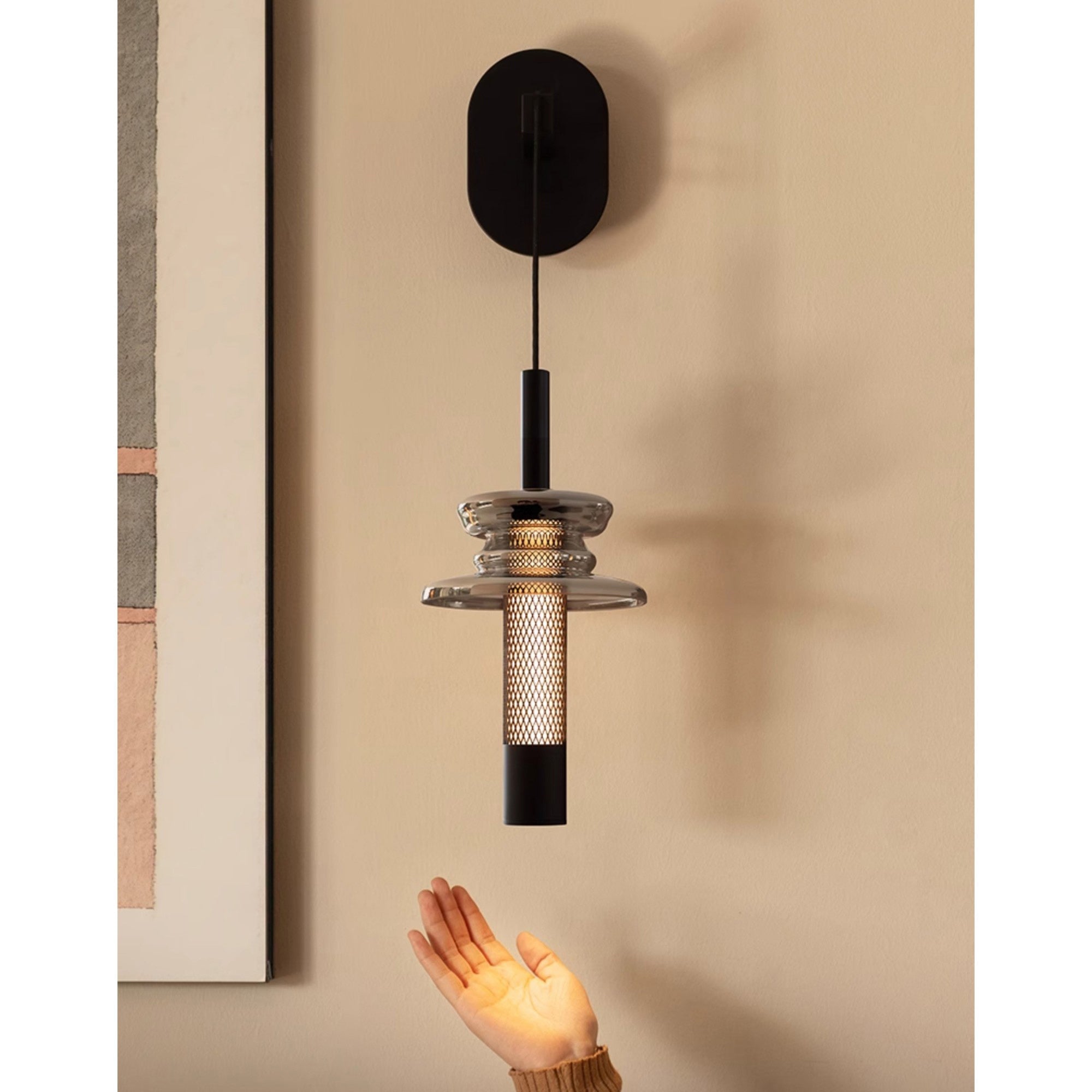 Brokis Mesh Industrial LED Wall Lamp
