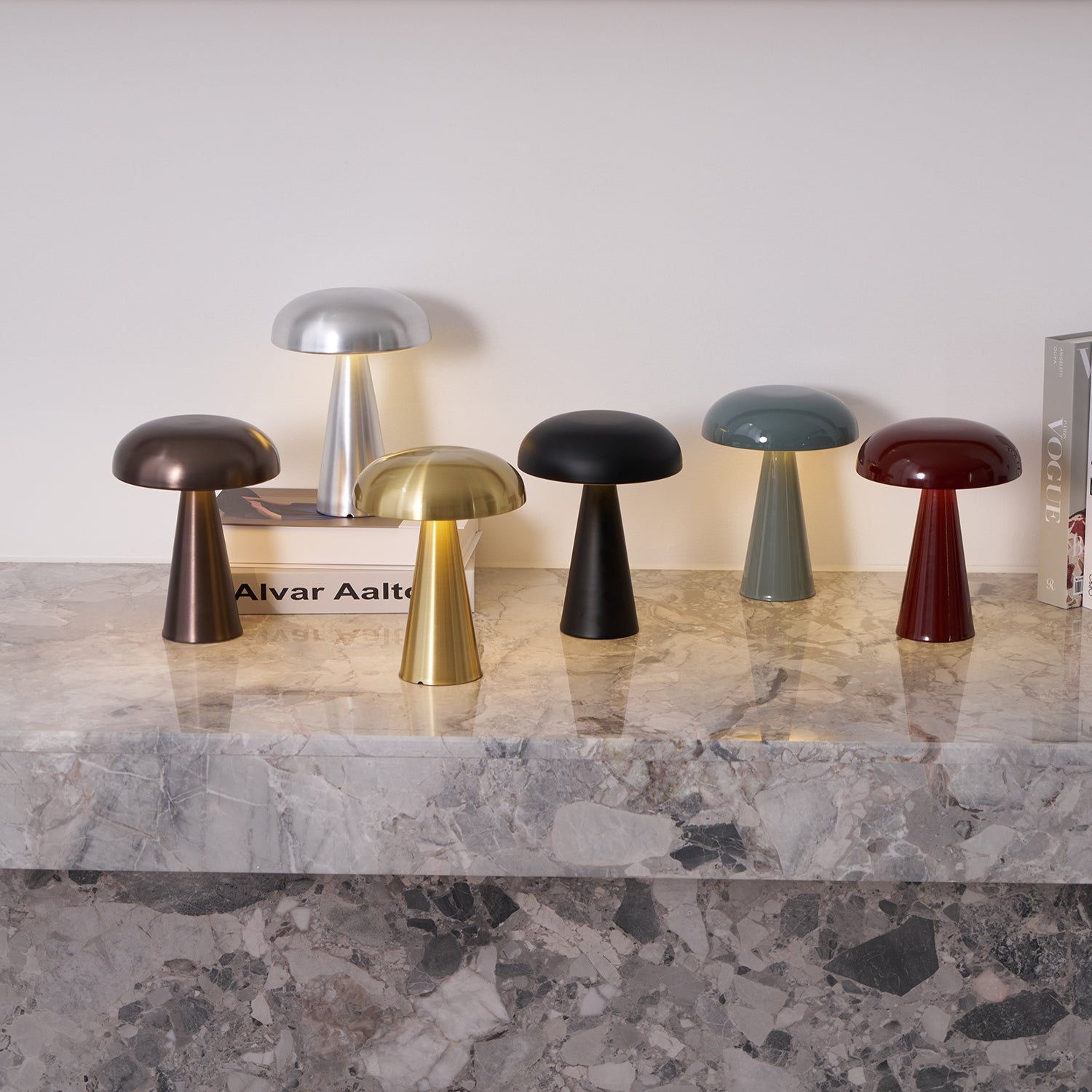 Como Cordless Table Lamp, Rechargeable