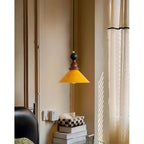 Brysonl Glass & Wood Farmhouse Pendant Lamp