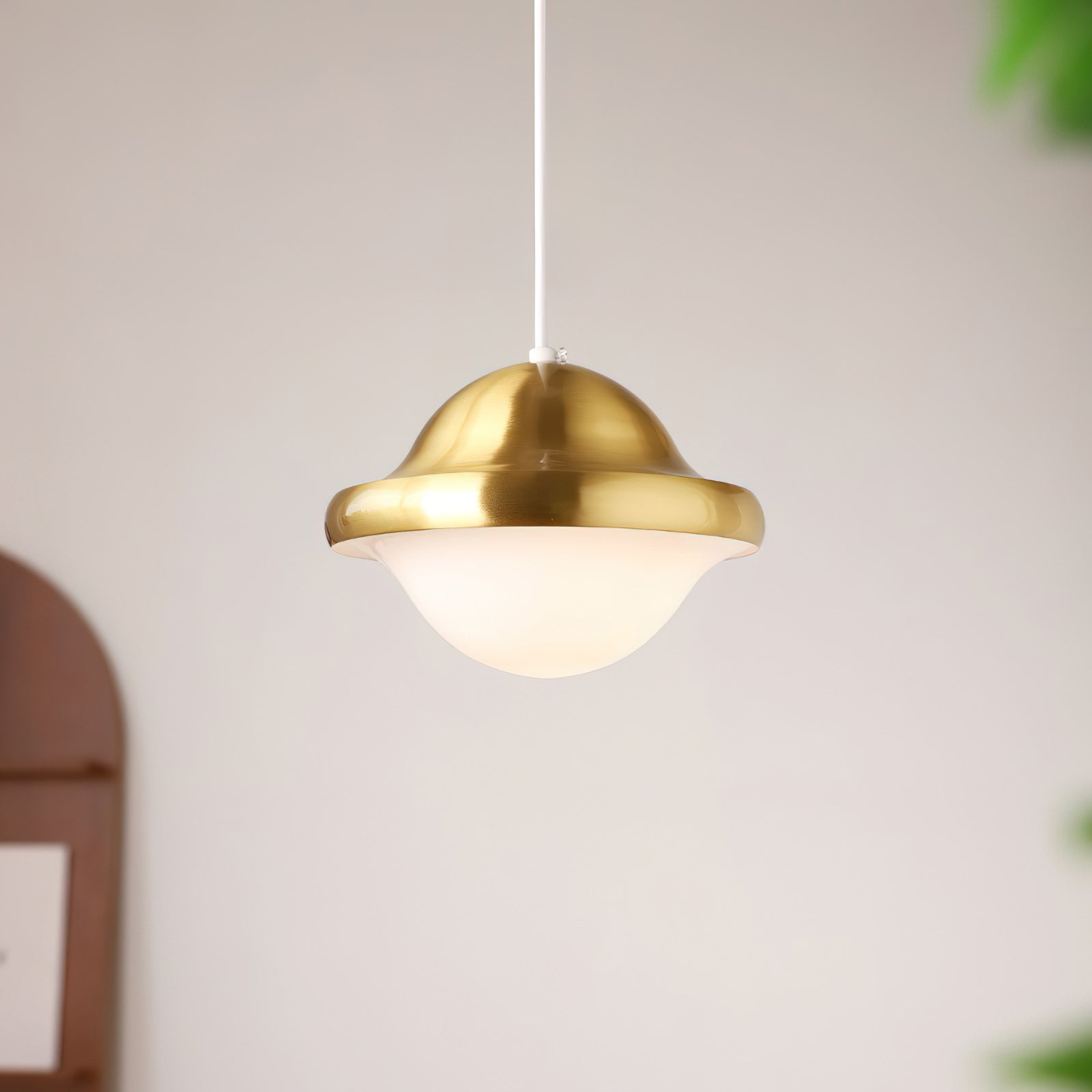 Bubi Opal Glass Drop Pendant Lamp
