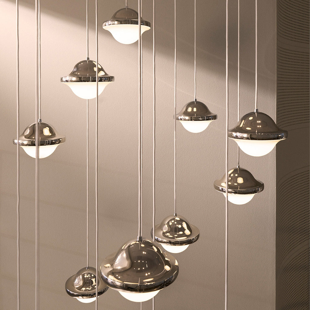Bubi Opal Glass Drop Pendant Lamp