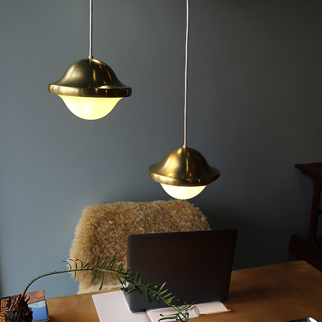 Bubi Opal Glass Drop Pendant Lamp