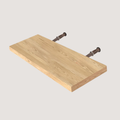 BooksLife: Wooden Wall Shelves – sturdy, easy-care & decorative with a floating look for bedroom & office