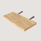 BooksLife: Wooden Wall Shelves – sturdy, easy-care & decorative with a floating look for bedroom & office