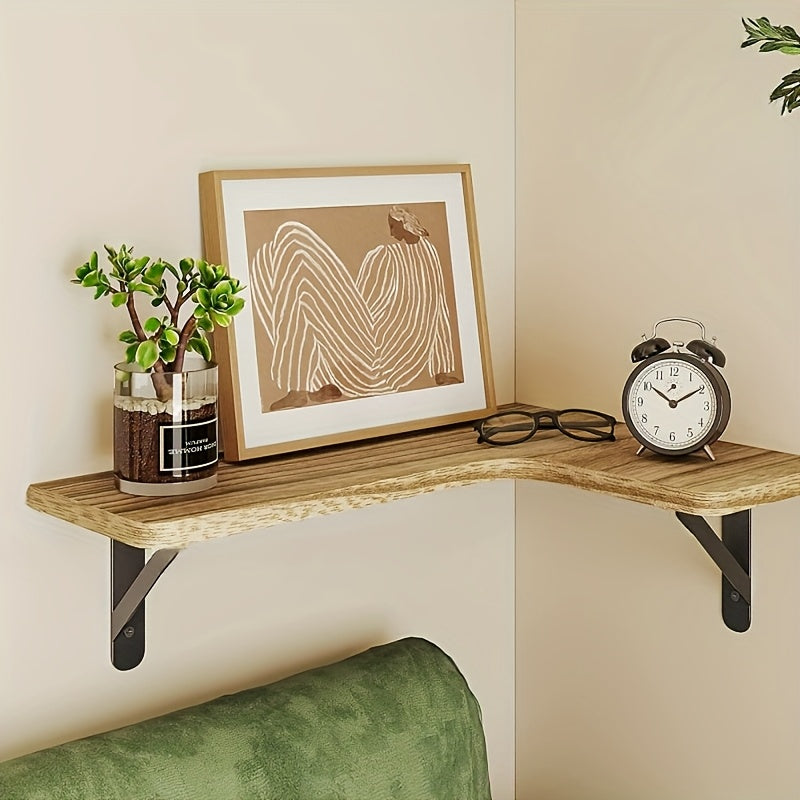 BooksLife: Wooden Wall Shelves – sturdy, easy-care & decorative with a floating look for bedroom & office