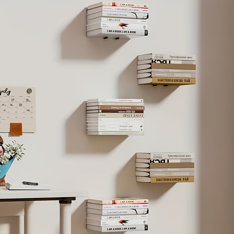 BücherStahl: Metal Wall Shelves – sturdy, space-saving & floating for living rooms & bedrooms