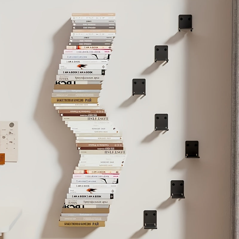 BücherStahl: Metal Wall Shelves – sturdy, space-saving & floating for living rooms & bedrooms