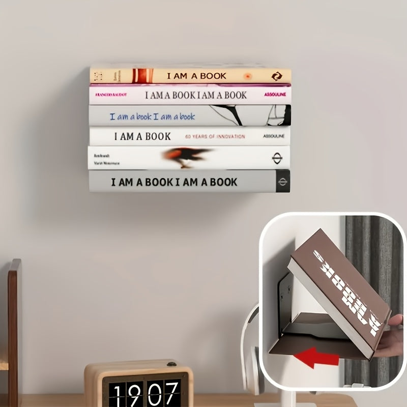 BücherStahl: Metal Wall Shelves – sturdy, space-saving & floating for living rooms & bedrooms