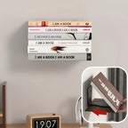 BücherStahl: Metal Wall Shelves – sturdy, space-saving & floating for living rooms & bedrooms