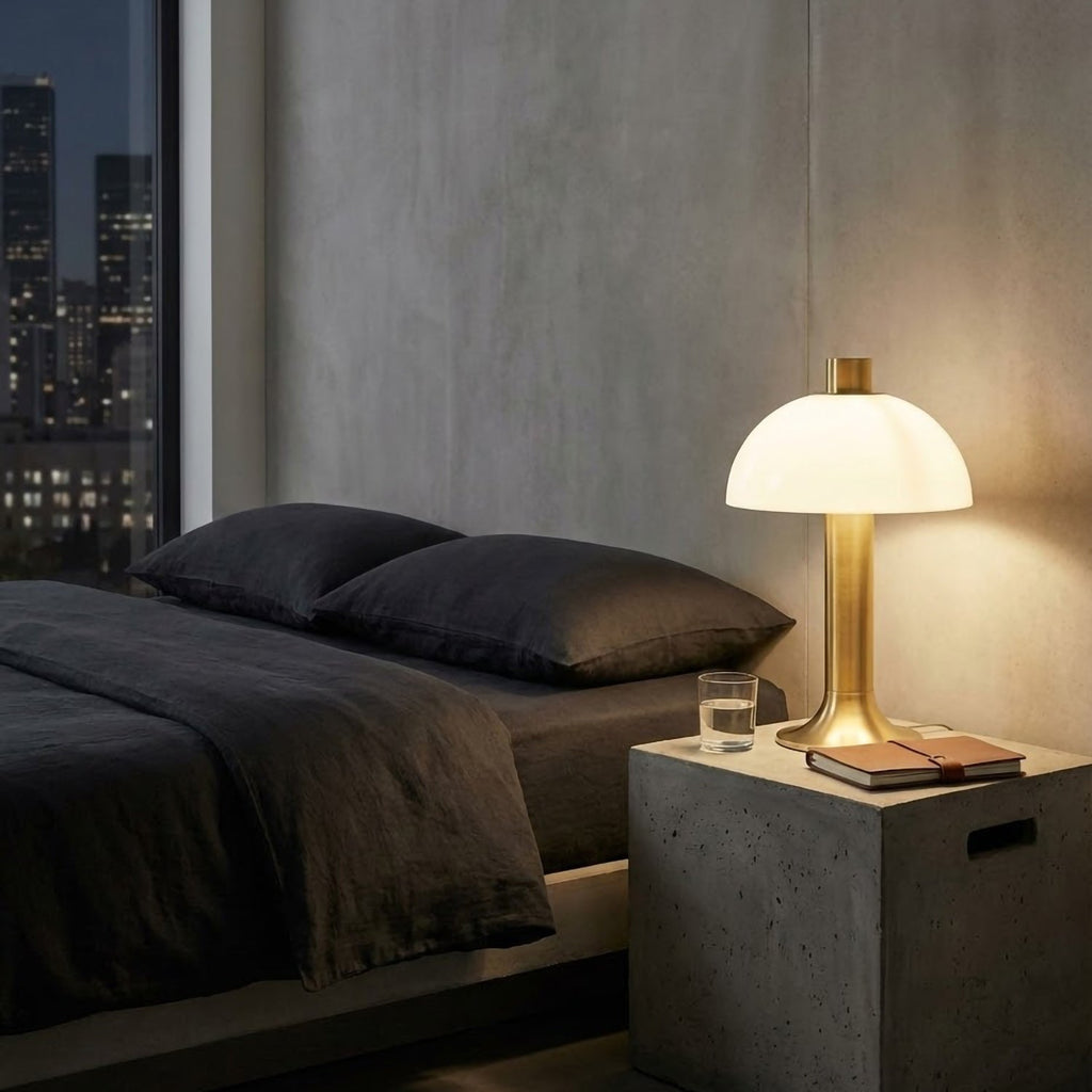 Bumling Hans Mushroom Glass Table Lamp