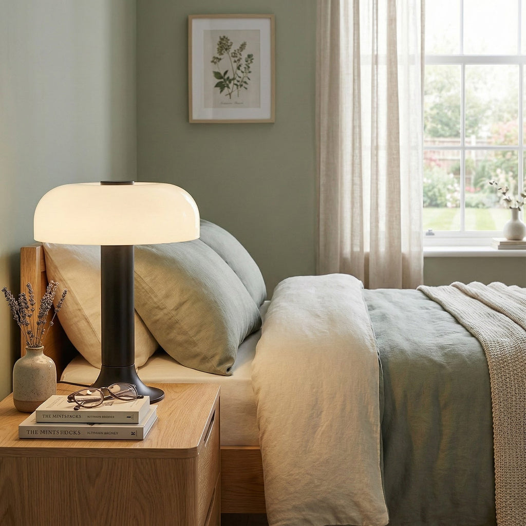 Bumling Hans Mushroom Glass Table Lamp