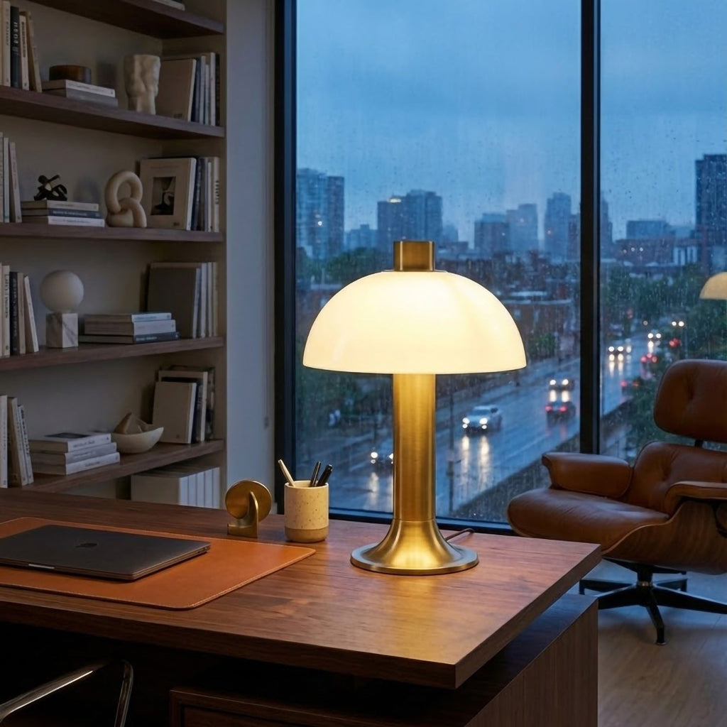 Bumling Hans Mushroom Glass Table Lamp