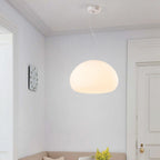 Bunelle: Pendant Light Made of Glass & Metal in a Soft Bun Shape – for Cozy Living Spaces