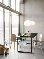 Bunelle: Pendant Light Made of Glass & Metal in a Soft Bun Shape – for Cozy Living Spaces