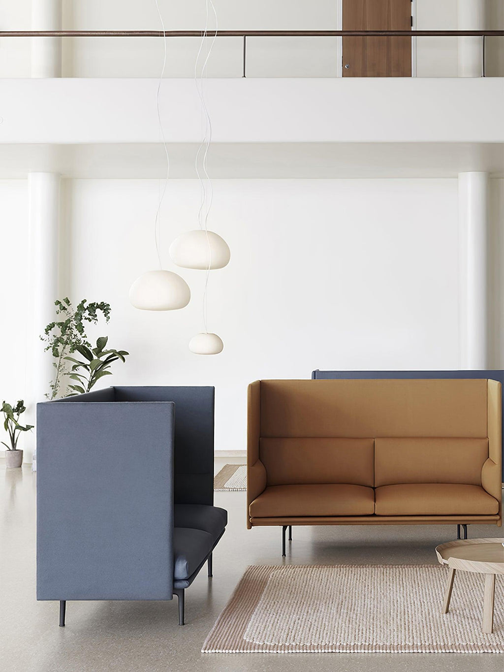 Bunelle: Pendant Light Made of Glass & Metal in a Soft Bun Shape – for Cozy Living Spaces