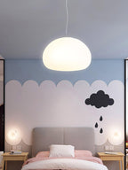 Bunelle: Pendant Light Made of Glass & Metal in a Soft Bun Shape – for Cozy Living Spaces