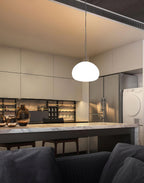 Bunelle: Pendant Light Made of Glass & Metal in a Soft Bun Shape – for Cozy Living Spaces