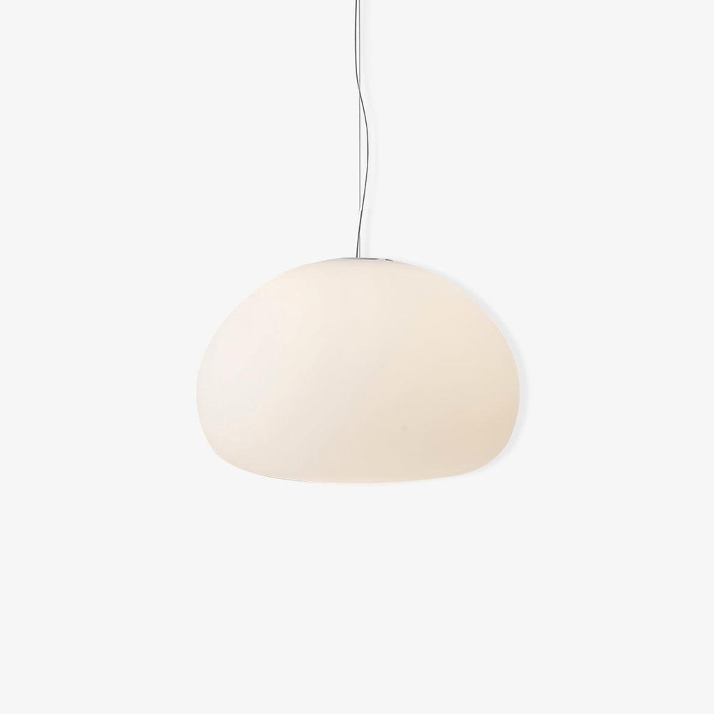 Bunelle: Pendant Light Made of Glass & Metal in a Soft Bun Shape – for Cozy Living Spaces