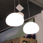 Bunelle: Pendant Light Made of Glass & Metal in a Soft Bun Shape – for Cozy Living Spaces