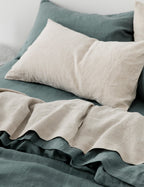 Bela Linen Pillowcases | 100% European Flax, Set of 2