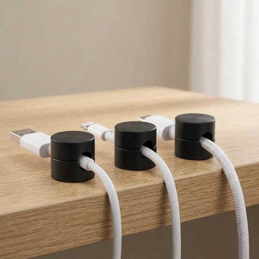 Cable Clips Screw Cable Management Clips 3 Pack for Desk and Wall