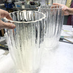 Cactus Sculptural Resin & Glass Table Lamp