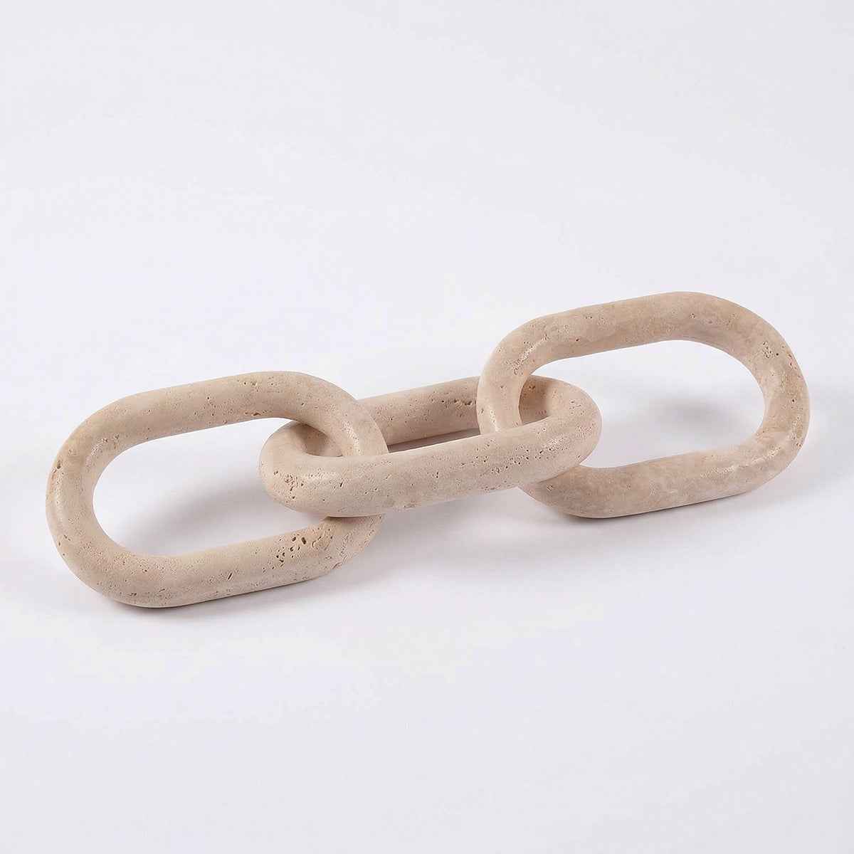 Bello Decorative Chain | Natural Travertine, Handmade Design