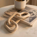 Bello Decorative Chain | Natural Travertine, Handmade Design