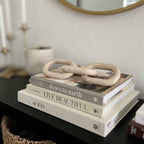 Bello Decorative Chain | Natural Travertine, Handmade Design