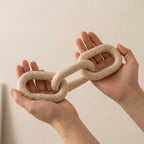 Bello Decorative Chain | Natural Travertine, Handmade Design