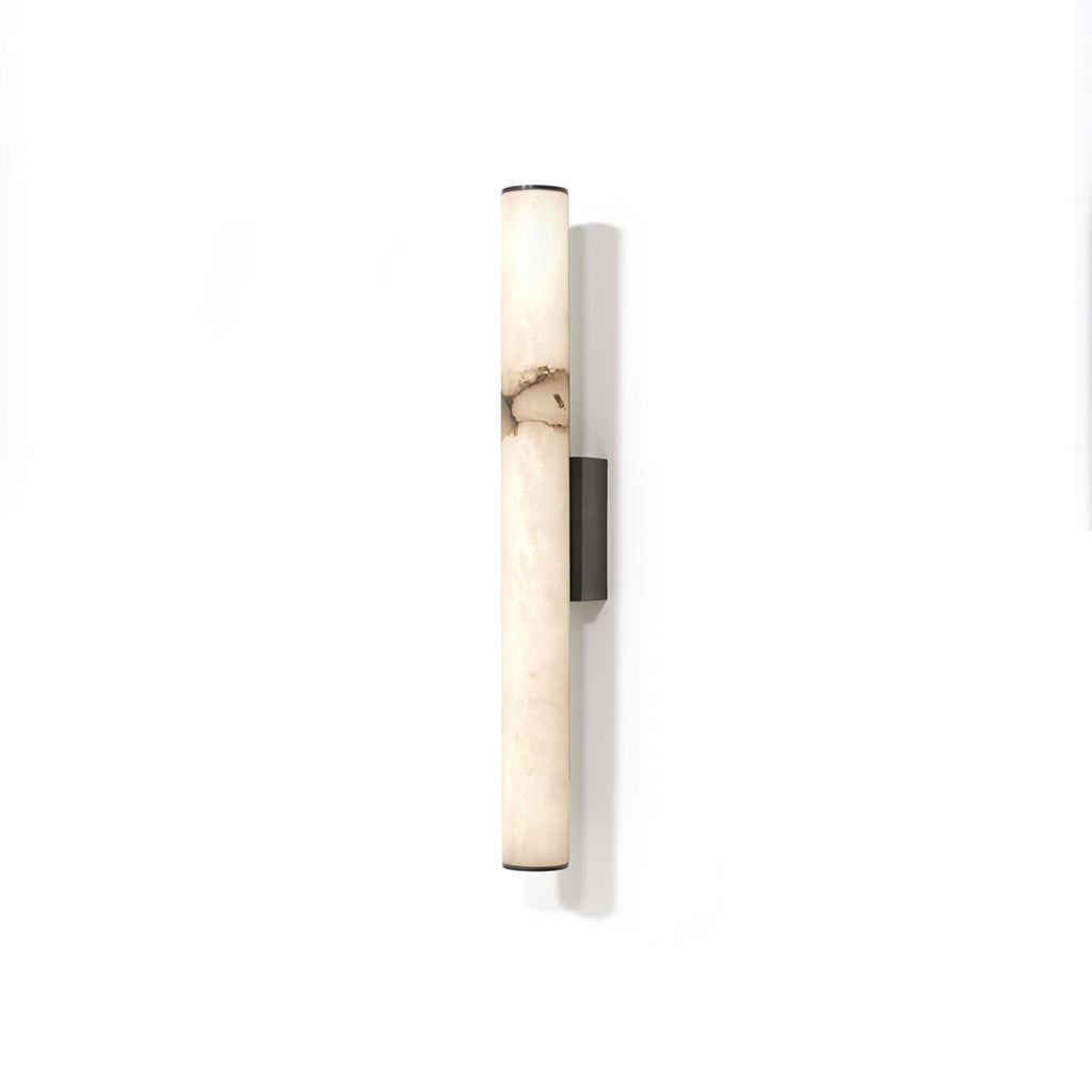 Modern Alabaster Tube LED Wall Sconce 1-Light