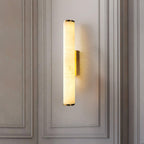 Modern Alabaster Tube LED Wall Sconce 1-Light
