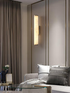 Modern Alabaster Tube LED Wall Sconce 1-Light