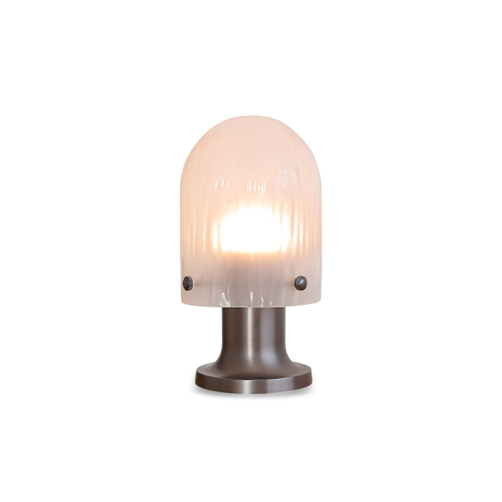 Callum Ribbed Glass Cordless Table Lamp