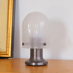 Callum Ribbed Glass Cordless Table Lamp