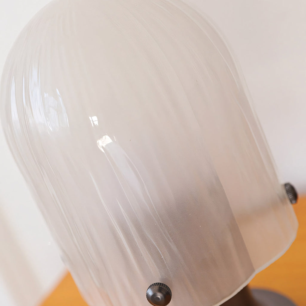 Callum Ribbed Glass Cordless Table Lamp
