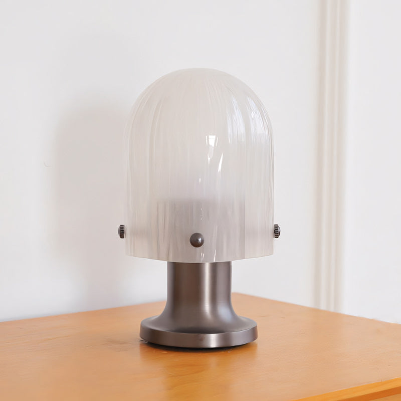 Callum Ribbed Glass Cordless Table Lamp