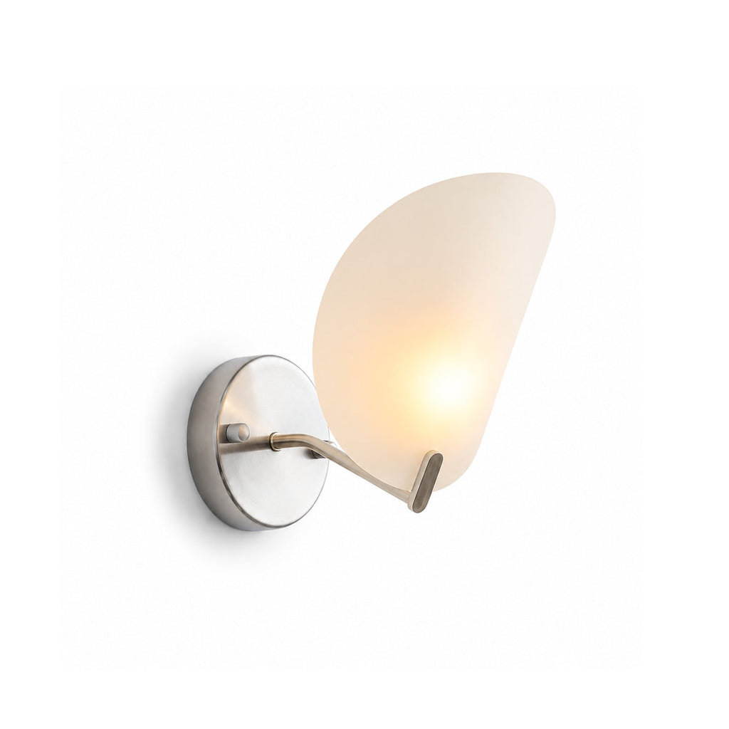 Calyum Frosted Acrylic Organic Wall Sconce